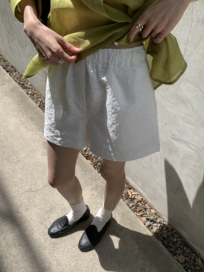 B_GARDER韓國直郵實拍女士新款熱賣職業時尚26春夏短褲提花B.GARDER短褲