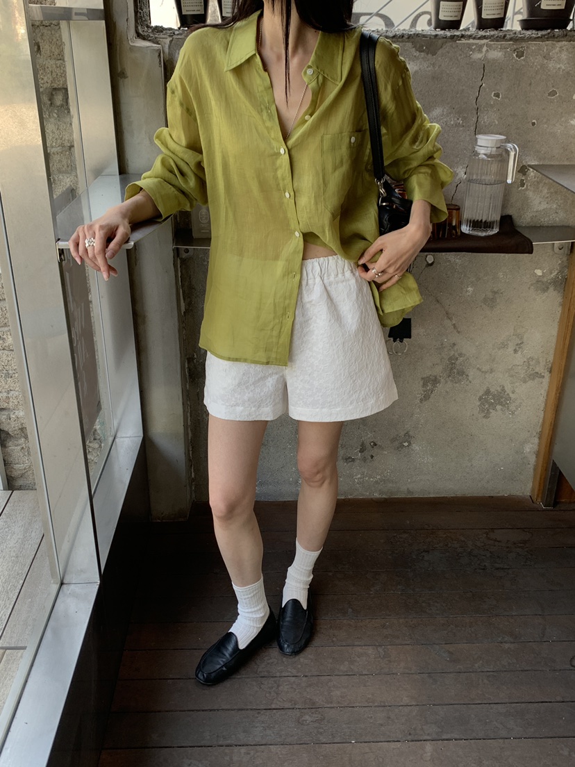 B_GARDER韓國直郵實拍女士新款熱賣職業時尚26春夏短褲提花B.GARDER短褲