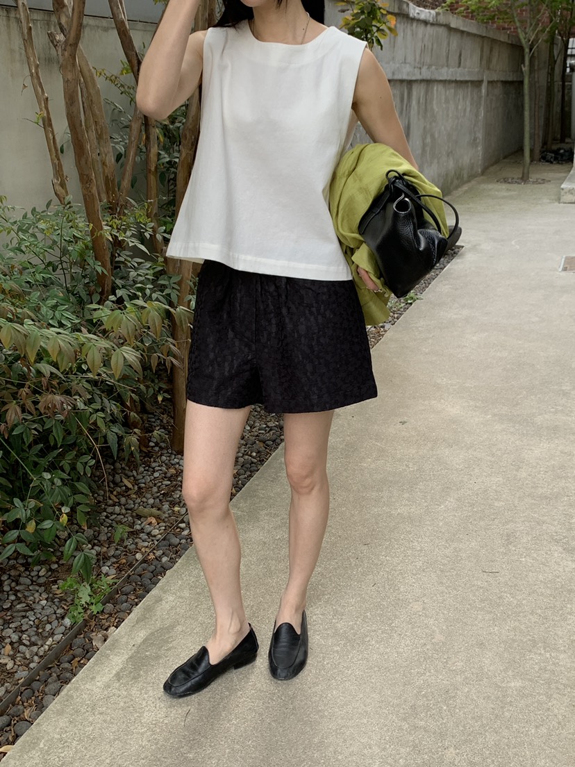 B_GARDER韓國直郵實拍女士新款熱賣職業時尚26春夏短褲提花B.GARDER短褲