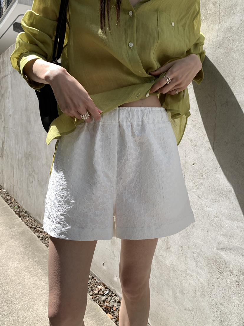 B_GARDER韓國直郵實拍女士新款熱賣職業時尚26春夏短褲提花B.GARDER短褲圖色1