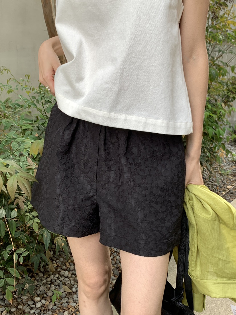 B_GARDER韓國直郵實拍女士新款熱賣職業時尚26春夏短褲提花B.GARDER短褲圖色2