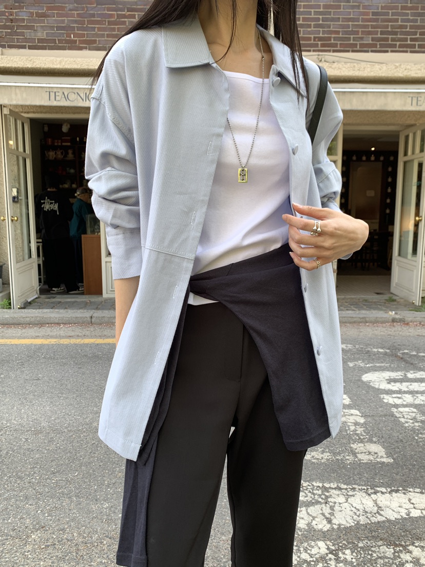 B_GARDER韓國直郵實拍女士新品時尚職業休閑26春夏襯衫蕾絲衫B.GARDER襯衫/蕾絲衫