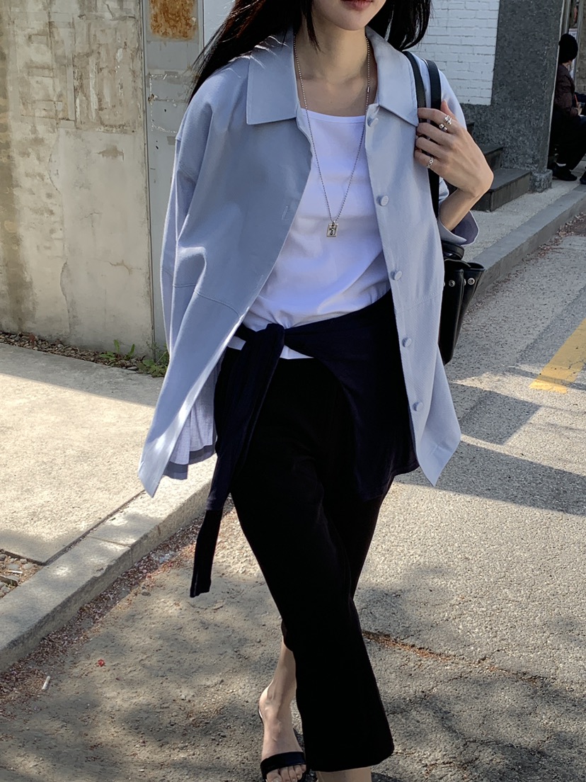 B_GARDER韓國直郵實拍女士新品時尚職業休閑26春夏襯衫蕾絲衫B.GARDER襯衫/蕾絲衫