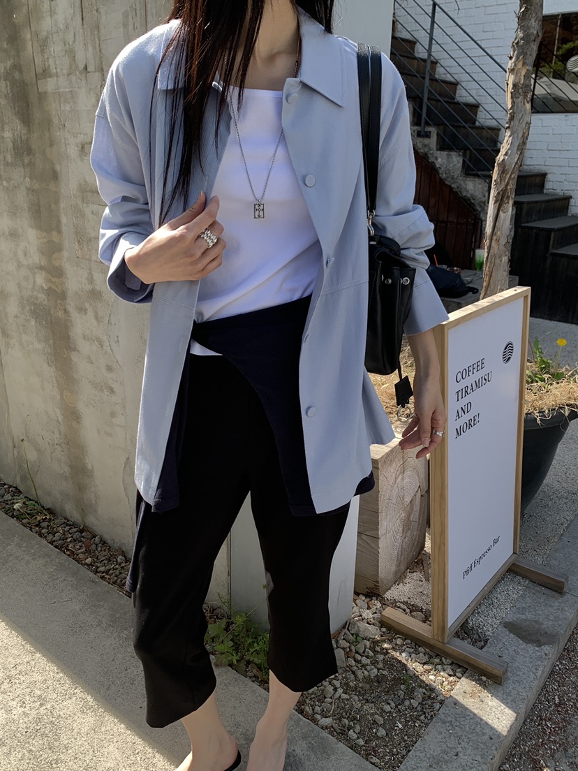 B_GARDER韓國直郵實拍女士新品時尚職業休閑26春夏襯衫蕾絲衫B.GARDER襯衫/蕾絲衫