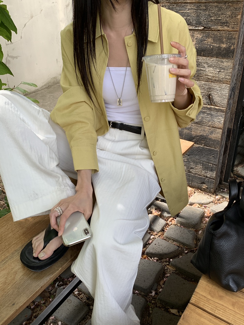 B_GARDER韓國直郵實拍女士新品時尚職業休閑26春夏襯衫蕾絲衫B.GARDER襯衫/蕾絲衫