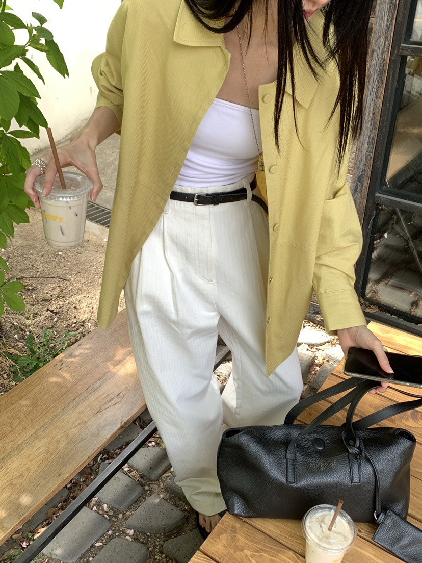 B_GARDER韓國直郵實拍女士新品時尚職業休閑26春夏襯衫蕾絲衫B.GARDER襯衫/蕾絲衫圖色1