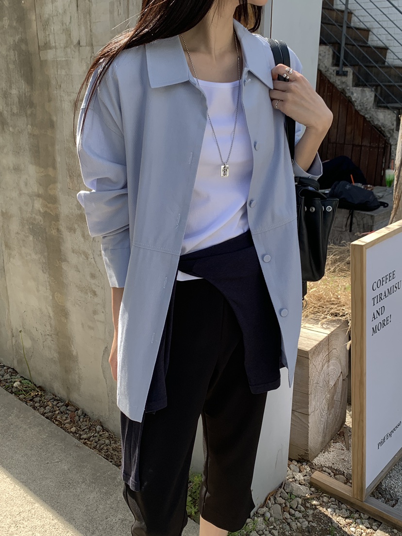 B_GARDER韓國直郵實拍女士新品時尚職業休閑26春夏襯衫蕾絲衫B.GARDER襯衫/蕾絲衫圖色3