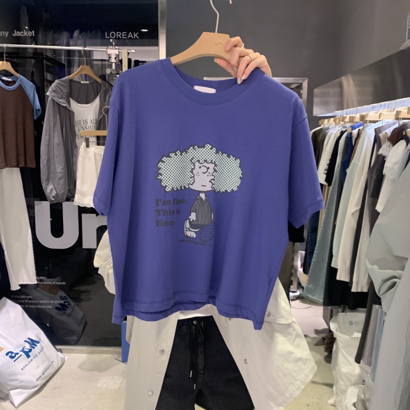 BANY ANCO東大門實拍韓國女士新品時尚26春夏職業推薦T恤BANY ANCOT恤圖色3