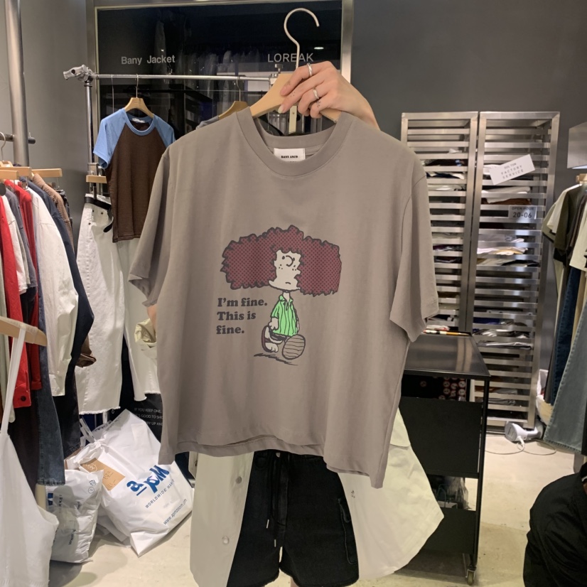 BANY ANCO東大門實拍韓國女士新品時尚26春夏職業推薦T恤BANY ANCOT恤圖色4