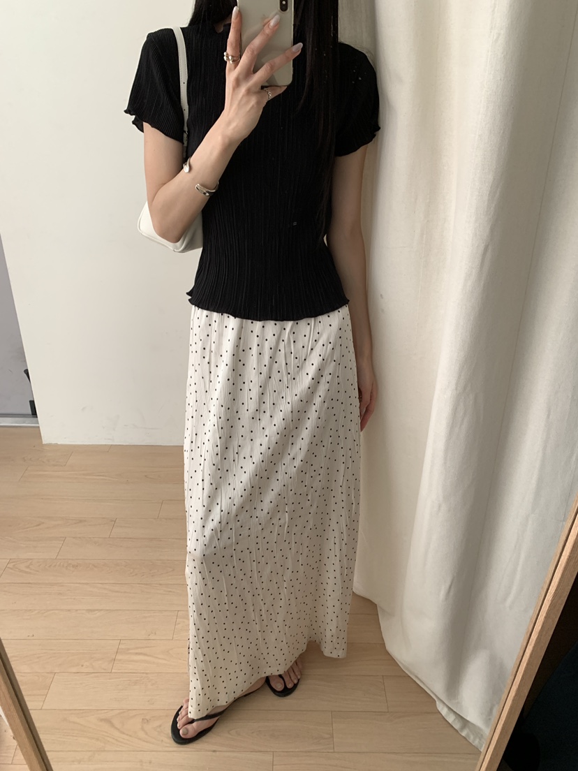 B_GARDER韓國東大門代購女裝新品人氣26夏季時尚休閑T恤褶皺B.GARDERT恤