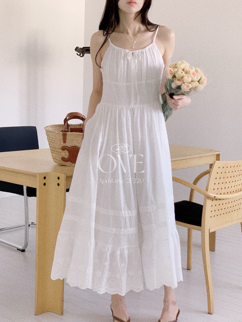 OVE東大門實拍韓國女士新品時尚人氣推薦熱賣休閑連衣裙棉質OVE連衣裙