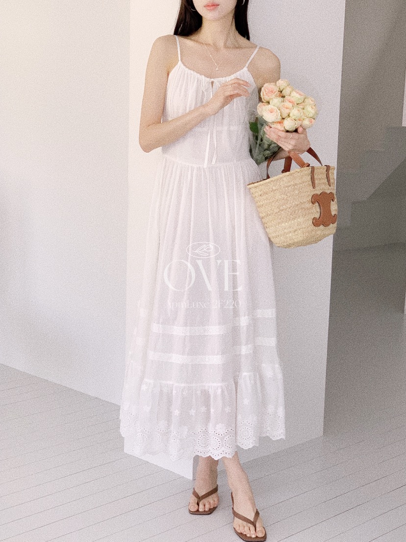 OVE東大門實拍韓國女士新品時尚人氣推薦熱賣休閑連衣裙棉質OVE連衣裙