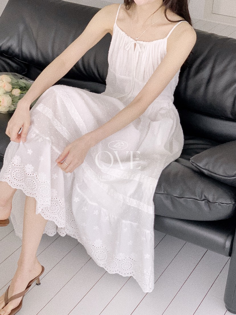 OVE東大門實拍韓國女士新品時尚人氣推薦熱賣休閑連衣裙棉質OVE連衣裙