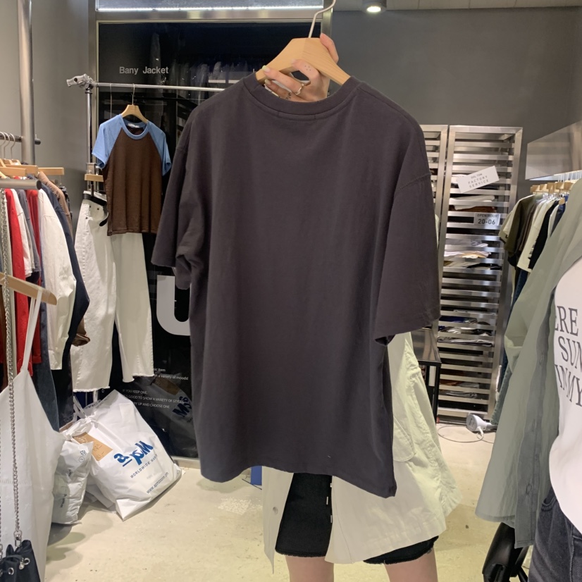 BANY ANCO東大門實拍韓國女士新品時尚人氣推薦職業T恤復古BANY ANCOT恤