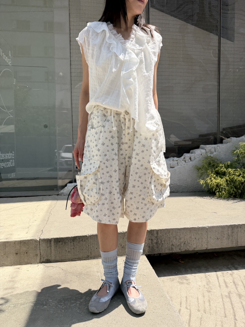 FRANC—L東大門實拍韓國女士新品時尚26夏季推薦職業短褲FRANC短褲