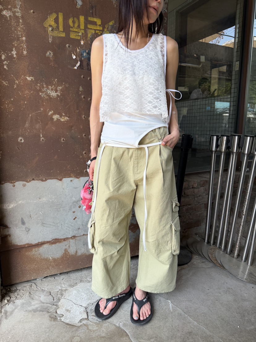 FRANC—L韓國直郵實拍女裝新品休閑熱賣時尚26夏季吊帶背心FRANC吊帶/背心