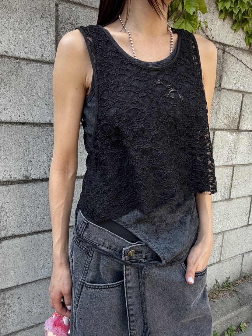 FRANC—L韓國直郵實拍女裝新品休閑熱賣時尚26夏季吊帶背心FRANC吊帶/背心圖色2