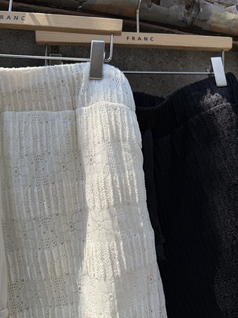 FRANC—L韓國直郵女士新款時尚推薦人氣休閑短褲鉤針編織FRANC短褲