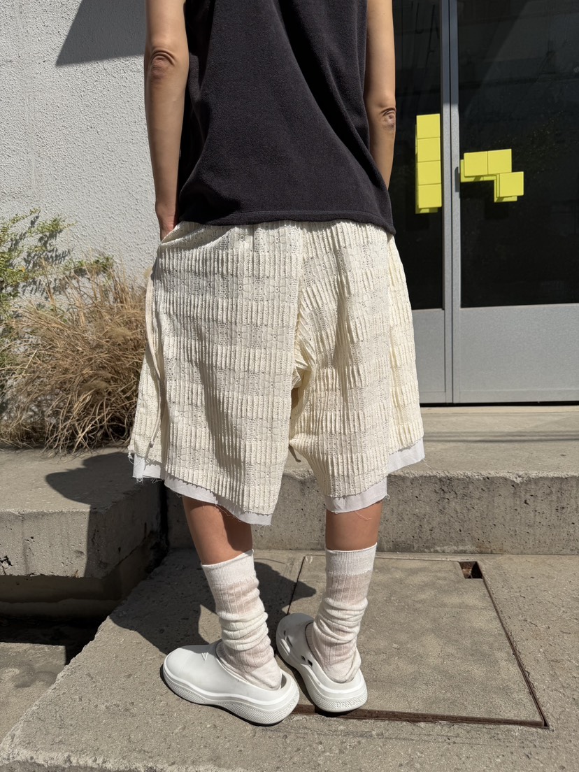 FRANC—L韓國直郵女士新款時尚推薦人氣休閑短褲鉤針編織FRANC短褲