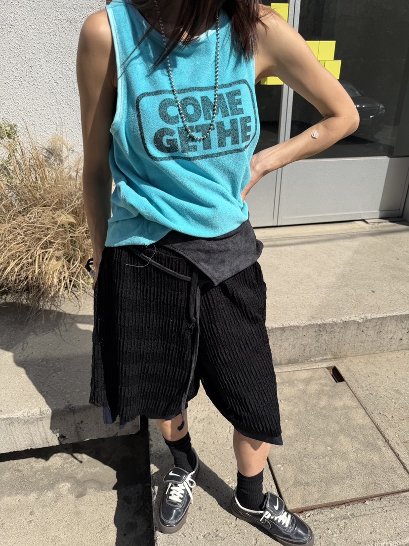 FRANC—L韓國直郵女士新款時尚推薦人氣休閑短褲鉤針編織FRANC短褲