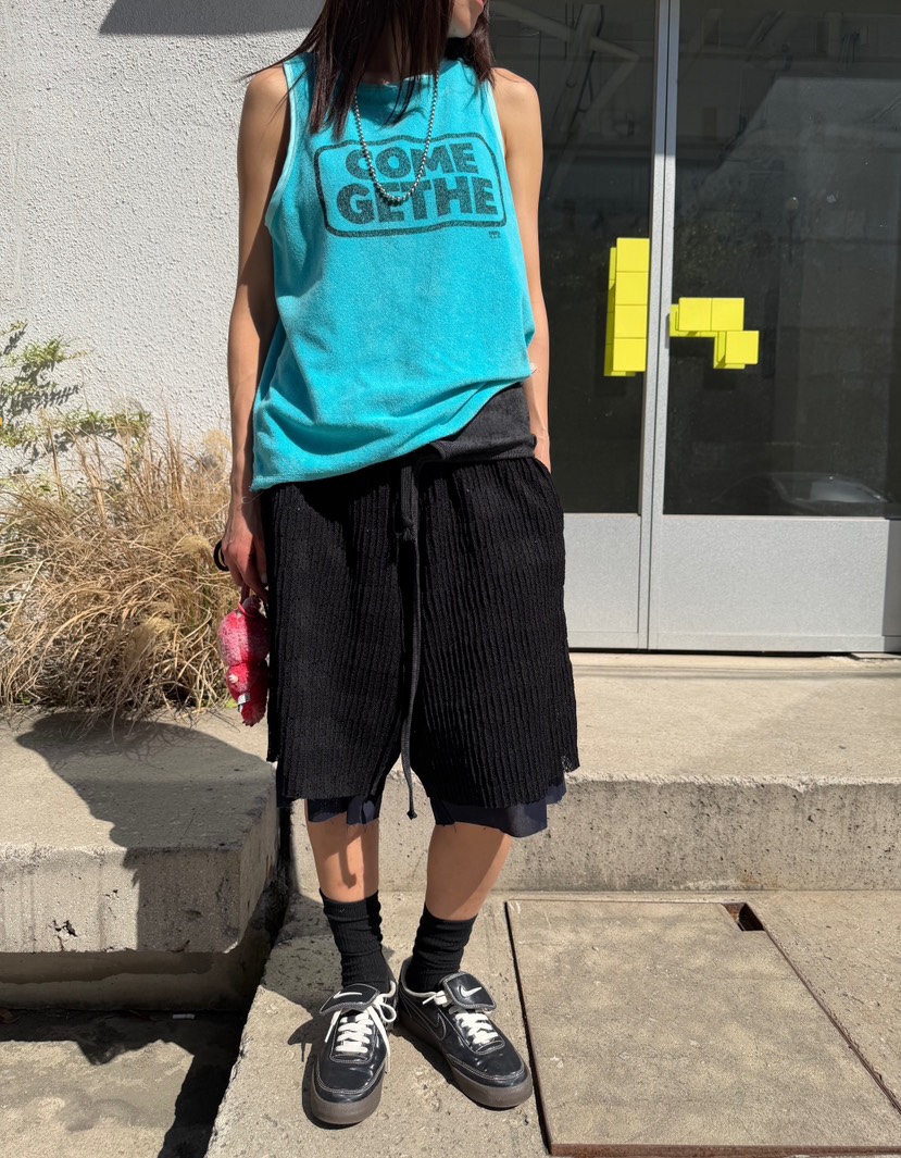 FRANC—L韓國直郵女士新款時尚推薦人氣休閑短褲鉤針編織FRANC短褲