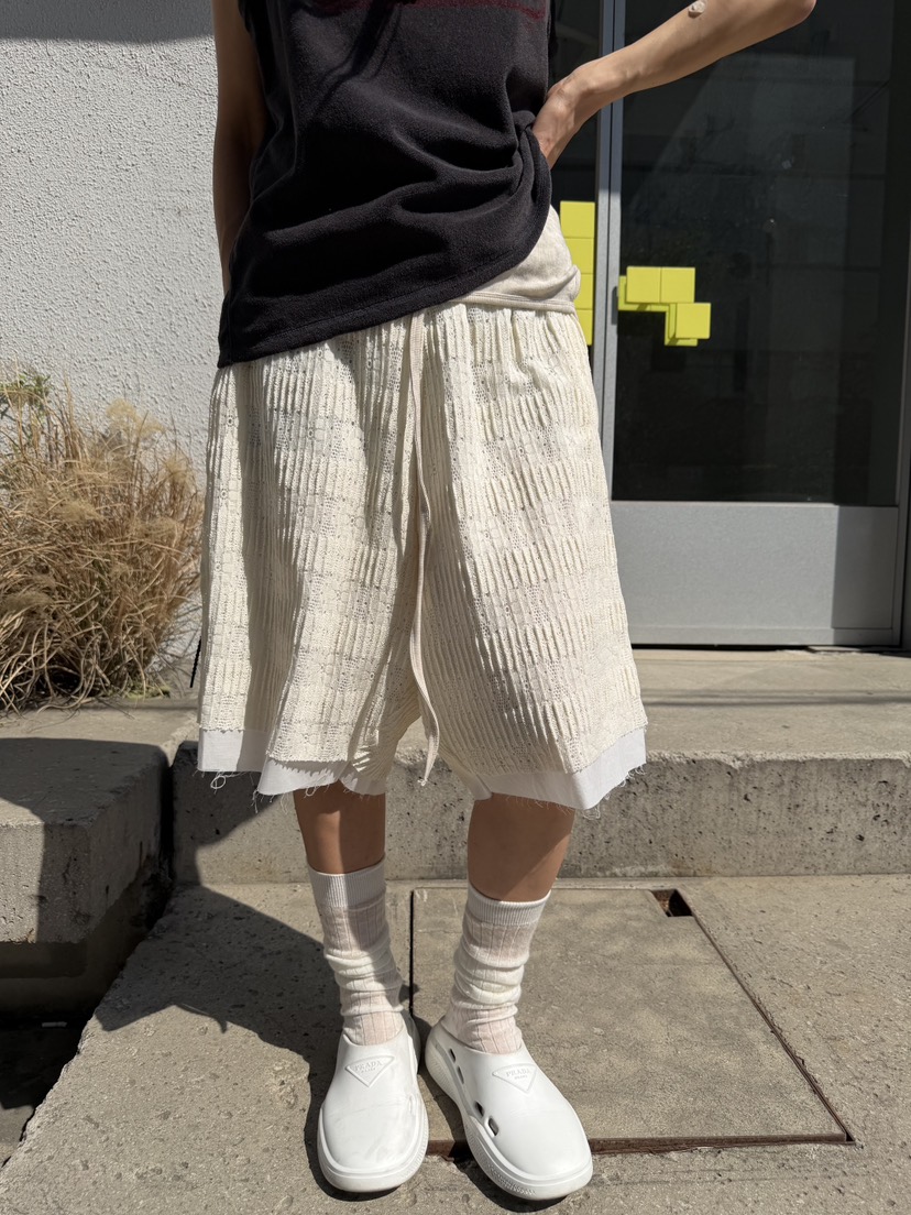 FRANC—L韓國直郵女士新款時尚推薦人氣休閑短褲鉤針編織FRANC短褲圖色1