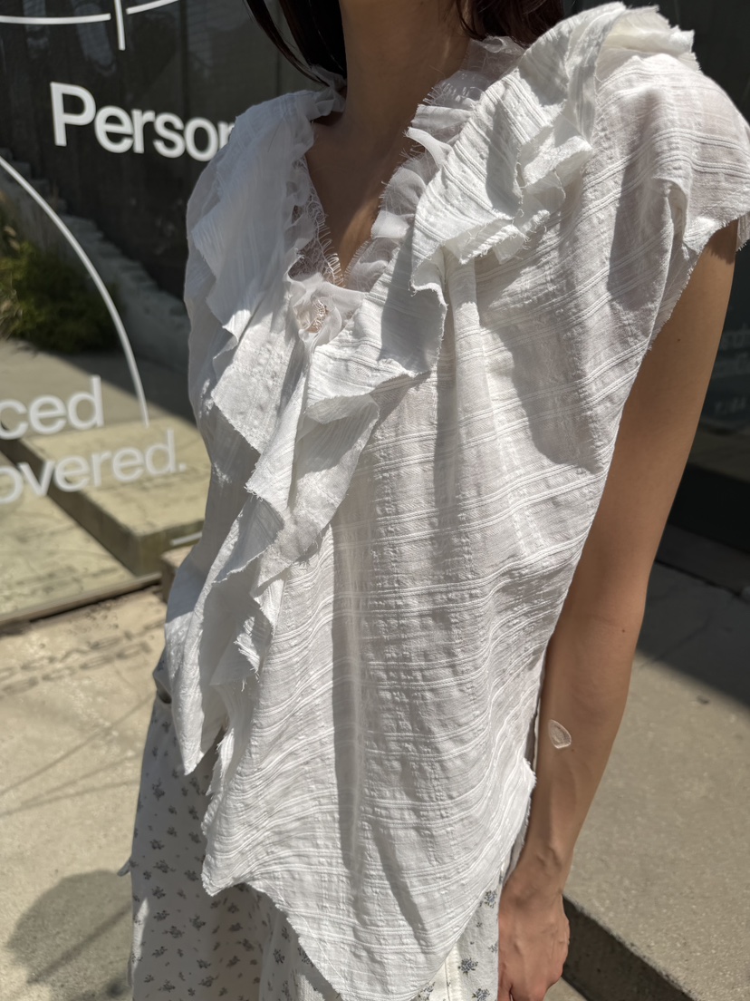 FRANC—L韓國東大門代購女裝新款時尚26夏季人氣襯衫蕾絲衫FRANC襯衫/蕾絲衫