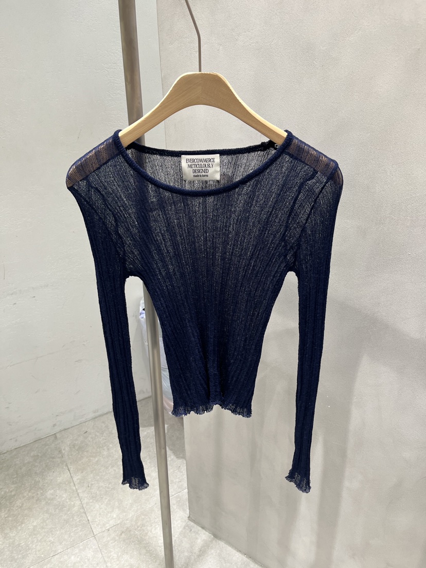 EVERCOMMERCE METICULOUSLY DESIGNED韓國直郵女裝新款人氣針織衫亞麻布EVERCOMMERCE METICULOUSLY DESIGNED針織衫圖色6