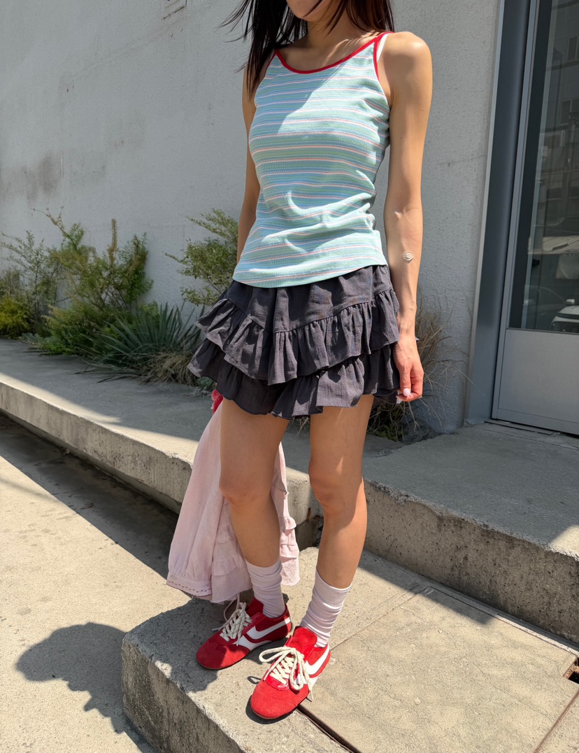 FRANC—L韓國代購女裝新品26夏季休閑職業人氣26春夏短裙FRANC短裙