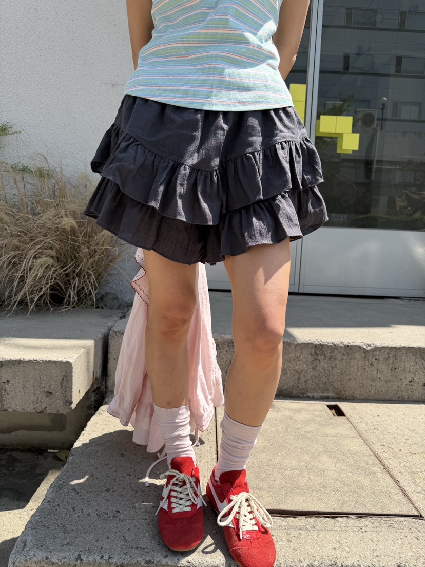 FRANC—L韓國代購女裝新品26夏季休閑職業人氣26春夏短裙FRANC短裙圖色2