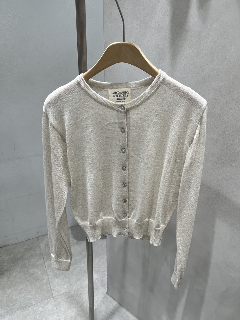 EVERCOMMERCE METICULOUSLY DESIGNED韓國代購女士新品26夏季針織衫開衫EVERCOMMERCE METICULOUSLY DESIGNED針織衫圖色5