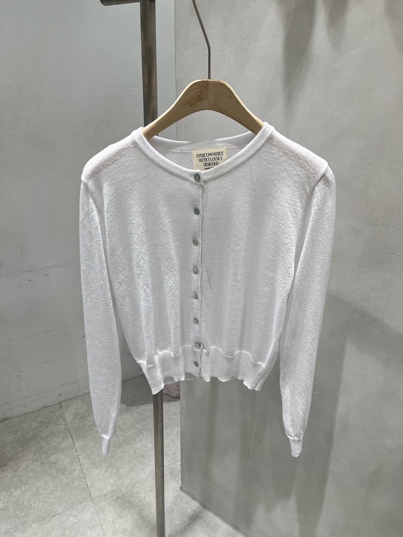 EVERCOMMERCE METICULOUSLY DESIGNED韓國代購女士新品26夏季針織衫開衫EVERCOMMERCE METICULOUSLY DESIGNED針織衫圖色6