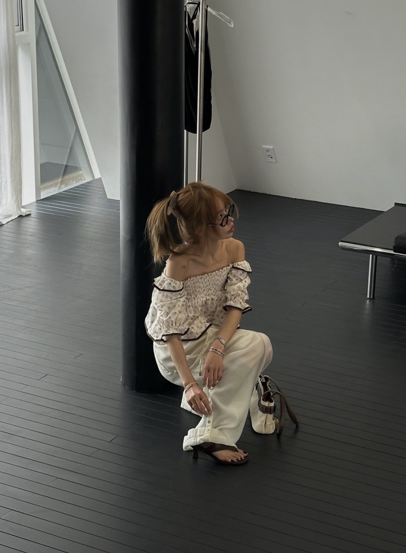 ZEROZERO韓國直郵女裝新款時尚人氣推薦休閑熱賣休閑褲口袋ZEROZERO休閑褲