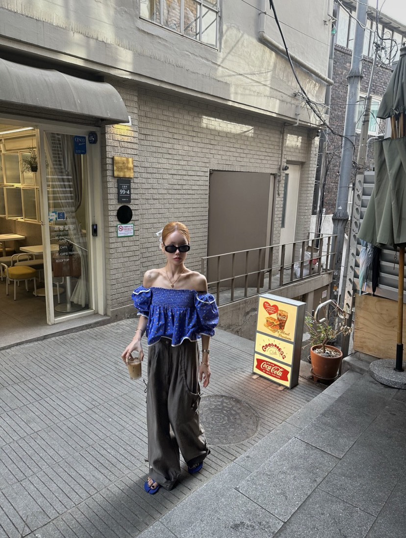 ZEROZERO韓國直郵女裝新款時尚人氣推薦休閑熱賣休閑褲口袋ZEROZERO休閑褲