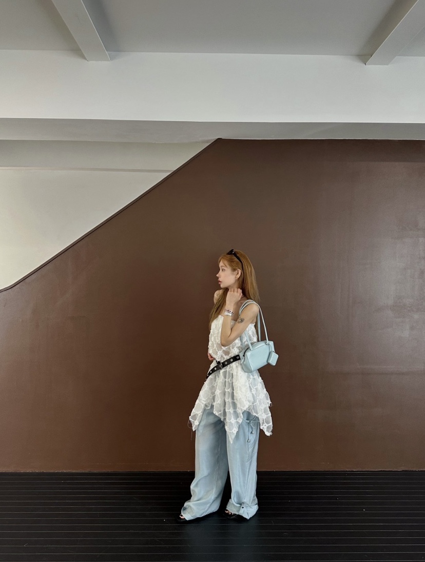 ZEROZERO韓國直郵女裝新款時尚人氣推薦休閑熱賣休閑褲口袋ZEROZERO休閑褲