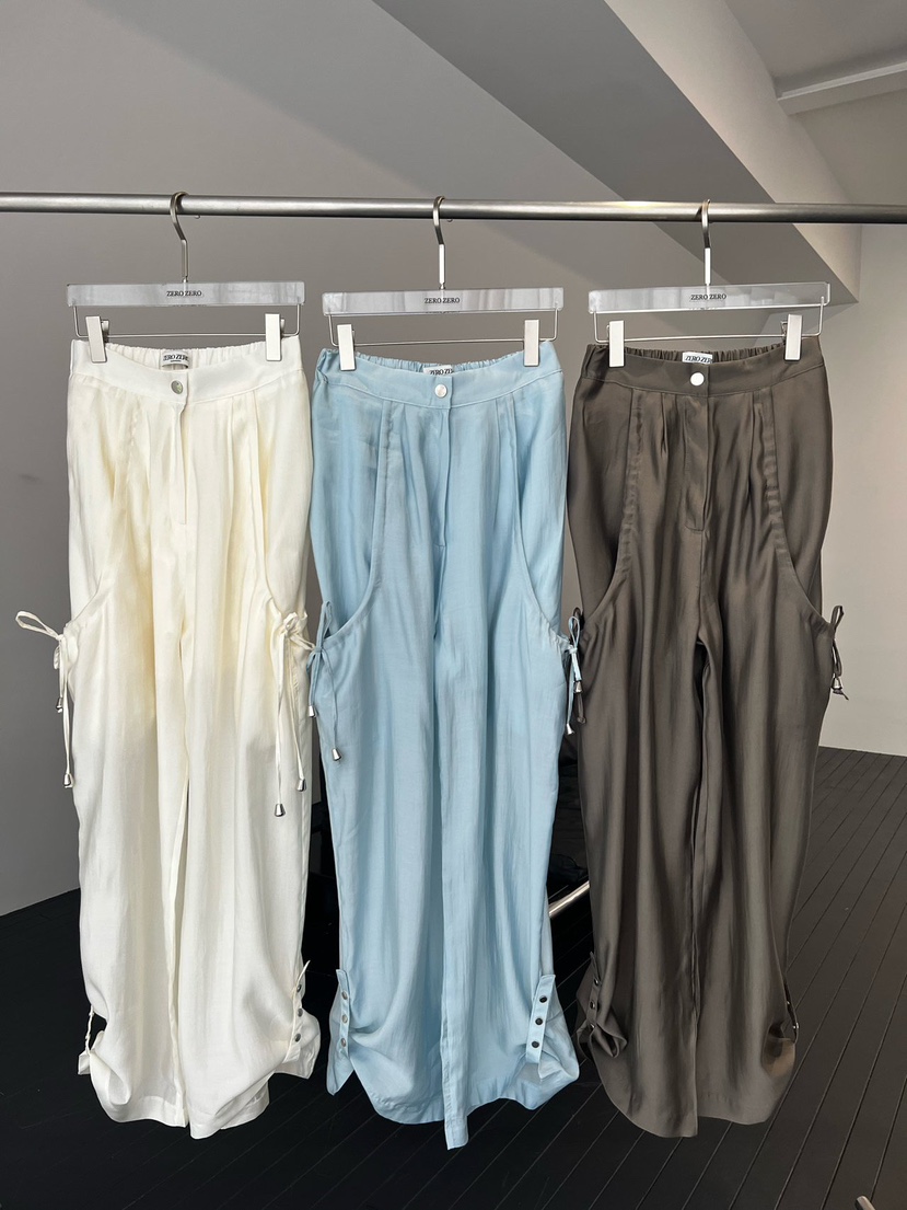 ZEROZERO韓國直郵女裝新款時尚人氣推薦休閑熱賣休閑褲口袋ZEROZERO休閑褲圖色2左二色