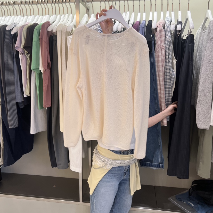 FAVE/FAVOURITE韓國直郵實拍女裝新品職業26夏季長袖T恤FAVE/FAVOURITE長袖T恤