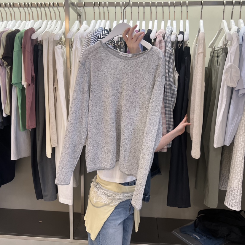 FAVE/FAVOURITE韓國直郵實拍女裝新品職業26夏季長袖T恤FAVE/FAVOURITE長袖T恤圖色2