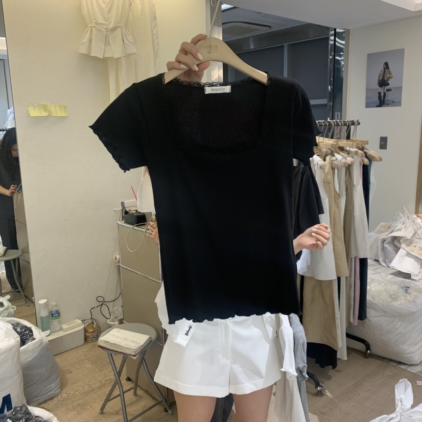 W AND J韓國直郵女裝新品26夏季推薦人氣職業26春夏T恤W AND JT恤圖色3