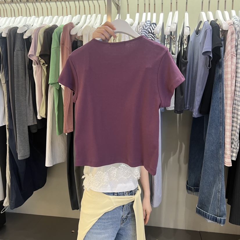 FAVE/FAVOURITE東大門實拍韓國女裝新款推薦休閑職業T恤FAVE/FAVOURITET恤