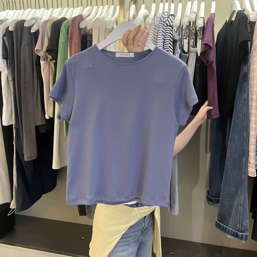 FAVE/FAVOURITE東大門實拍韓國女裝新款推薦休閑職業T恤FAVE/FAVOURITET恤圖色2