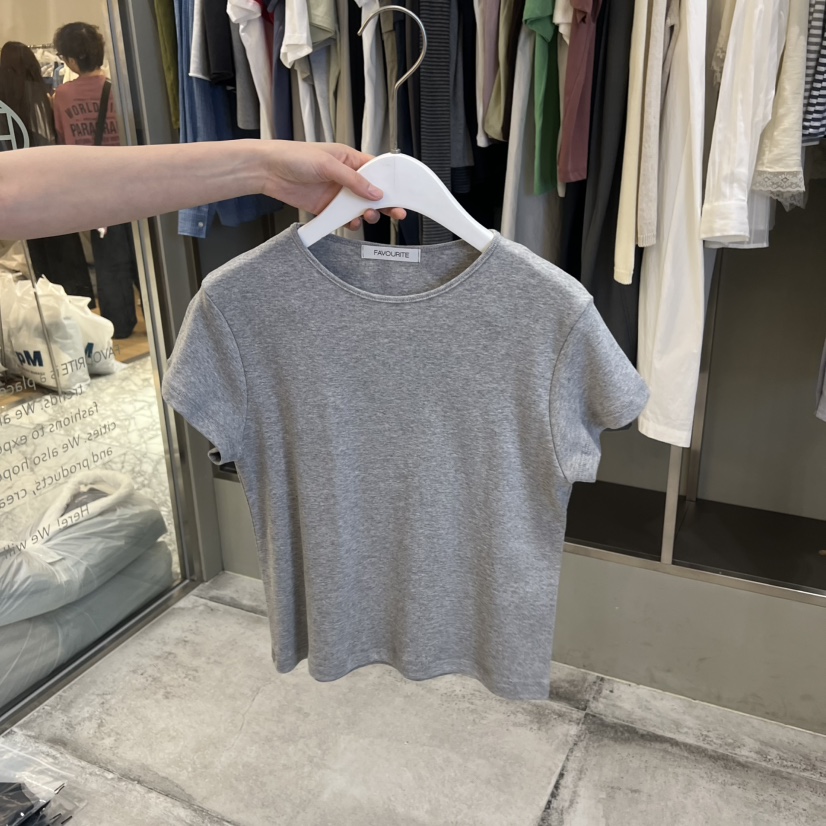 FAVE/FAVOURITE東大門實拍韓國女裝新款推薦休閑職業T恤FAVE/FAVOURITET恤圖色4
