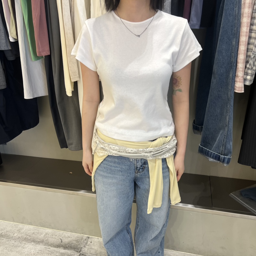 FAVE/FAVOURITE東大門實拍韓國女裝新款推薦休閑職業T恤FAVE/FAVOURITET恤圖色5