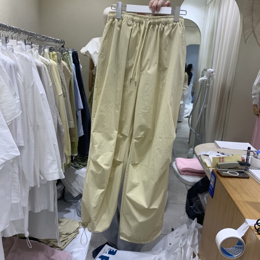 BROCCOLISALAD韓國代購女士新款26夏季26春夏熱賣休閑休閑褲BROCCOLISALAD休閑褲圖色2