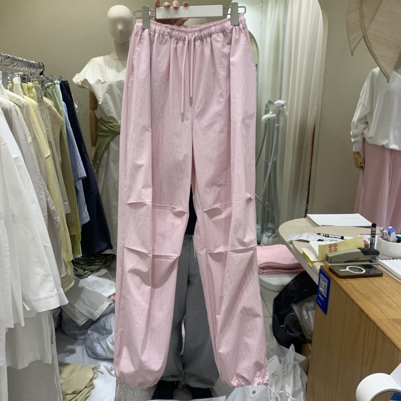 BROCCOLISALAD韓國代購女士新款26夏季26春夏熱賣休閑休閑褲BROCCOLISALAD休閑褲圖色3