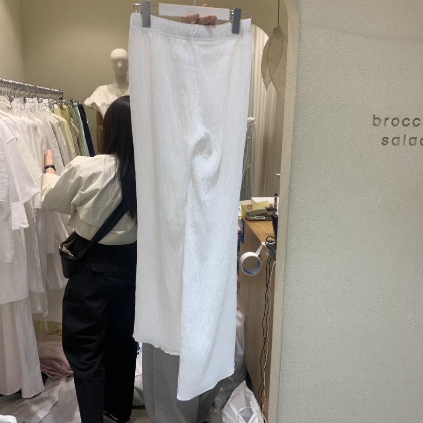 BROCCOLISALAD韓國直郵實拍女裝新品熱賣時尚26春夏休閑褲BROCCOLISALAD休閑褲