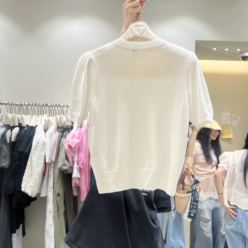 BY FLOW韓國直郵女裝新品人氣推薦職業26春夏針織衫口袋BY FLOW針織衫