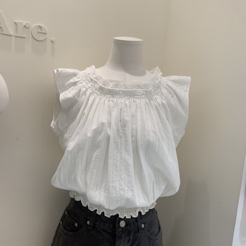 ARE韓國直郵女士新品人氣休閑熱賣26夏季時尚26春夏襯衫蕾絲衫ARE YOU/ARE襯衫/蕾絲衫圖色1