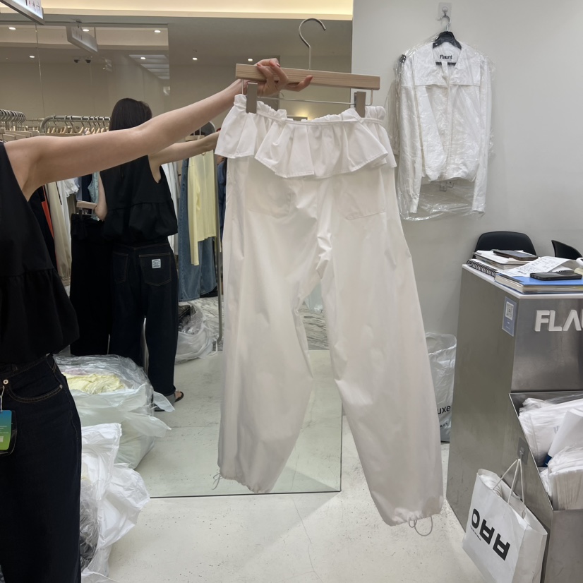 FLAUNT韓國直郵實拍女裝新品時尚熱賣人氣26夏季職業休閑褲FLAUNT休閑褲