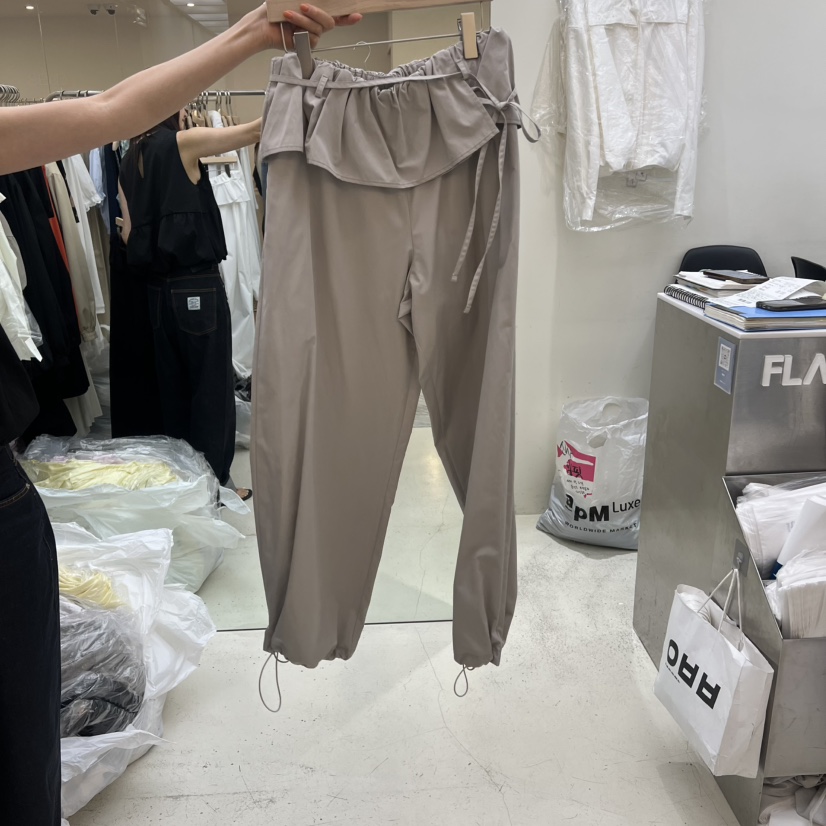 FLAUNT韓國直郵實拍女裝新品時尚熱賣人氣26夏季職業休閑褲FLAUNT休閑褲圖色2